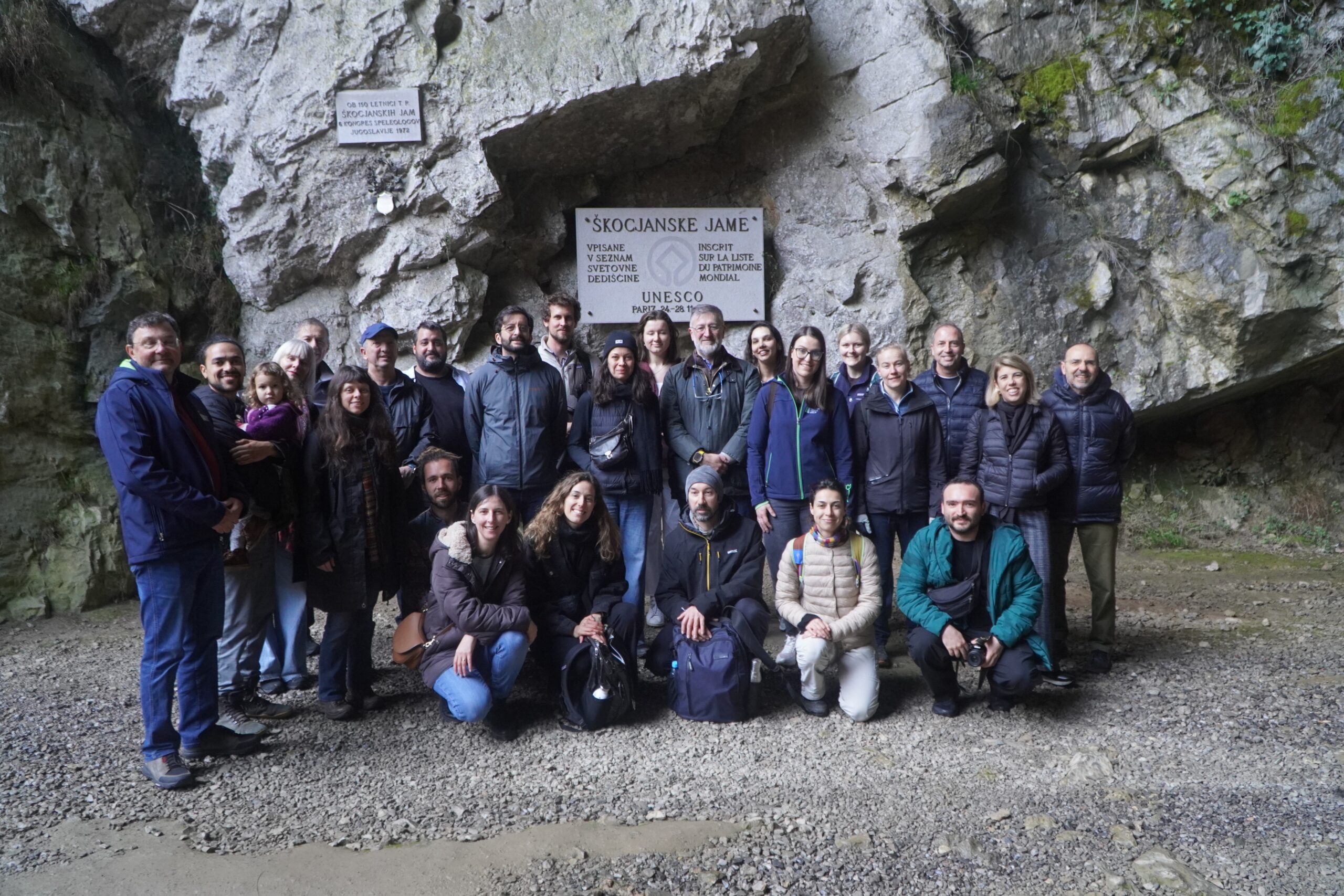 CURIOSOIL GA Slovenia 3-5 March cave visit. Photo: Claudia Rodriguez Santamarta (REVOLVE)